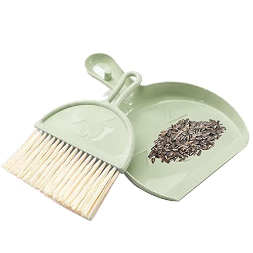 Bexdug -Kehrschaufeln mit Bürstenset,Handkehrschaufel und Besen-Set Kehrschaufel und Besen/Kehrschaufel-Kombi-Set - Haushalt Kleine Kehrschaufel Zweiteiliges Set -Desktop-Bürste Home School – Bild 8