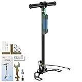 GX M6 3 Stage High Pressure PCP Hand Pump, External Moisture- Oil Filter, 30Mpa/4500Psi PCP Air...