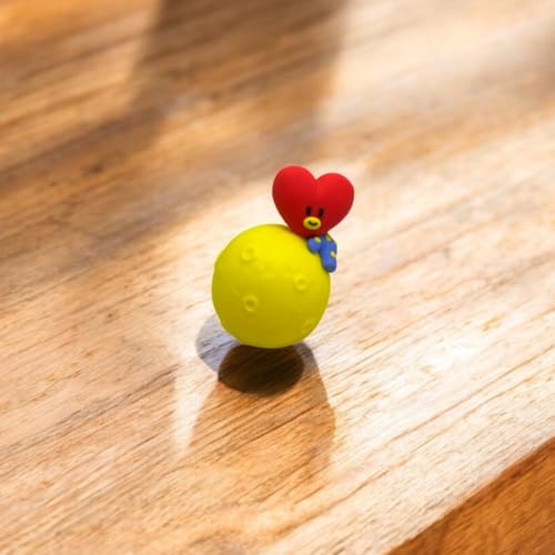 LUMINÁRIA DE MESA NOTURNA MODELO BT21 PLANET PERSONAGEM TATA MINISO