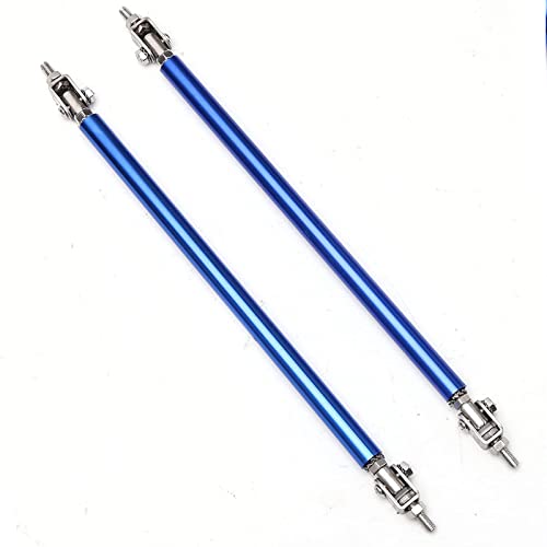 Tomicob 2Pcs Adjustable 8"-11" Splitter Strut Rods, Automotive Front Lip Strut Rod Bumper Splitter Universal Tie Support Bars For Most Vehicles(Blue) #TOP1