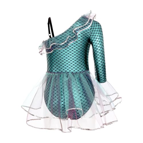 Leotardo de Ballet para Niñas con Lentejuelas y Manga Larga miniatura 2