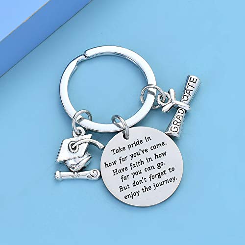 Malyunin 3Pcs Graduation Gifts Inspirational Keychains Graduation Keychains Gifts For Graduation High School College Student thumb #2
