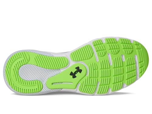 Under Armour Men's HOVR Turbulence 2 Sneaker, Mod Gray/Hyper Green/Black, 123