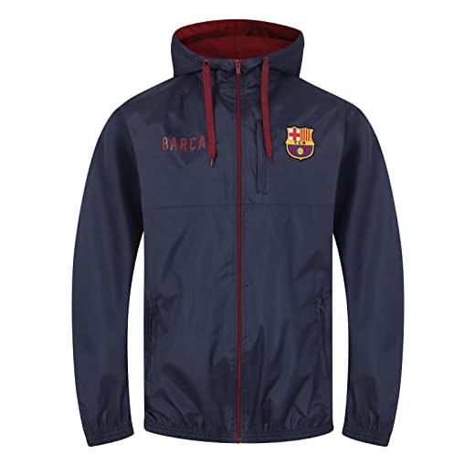 FC Barcelona - Chaqueta cortavientos oficial - Para hombre - Large