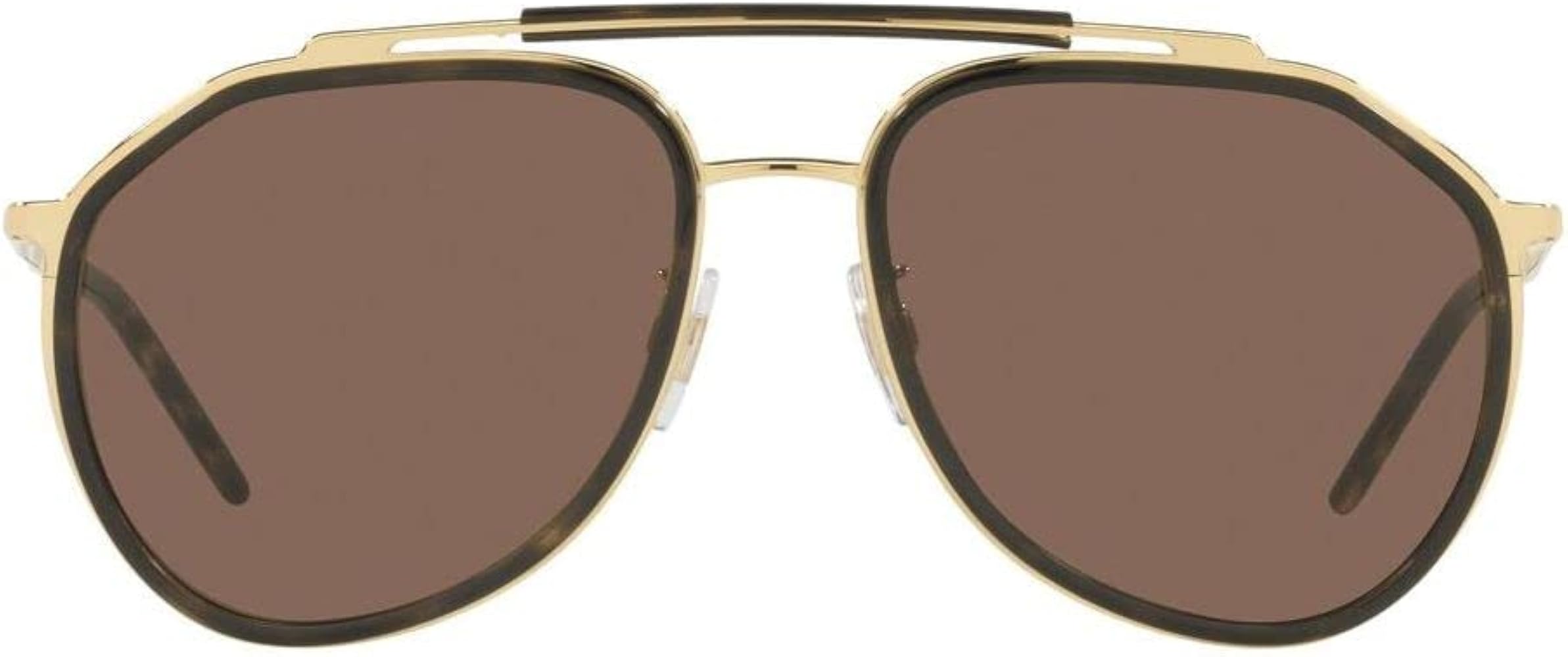 Amazon | Dolce & Gabbana DG 2277 男性 サングラス GOLD/BROWN 57/18