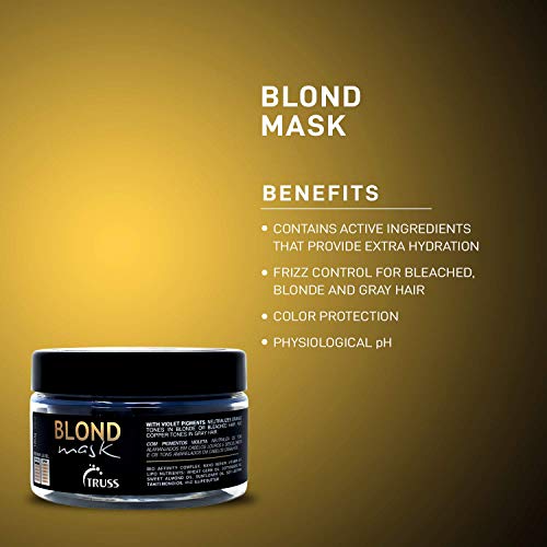 Truss Blond Mask Bundle With Blond Shampoo And Deluxe Prime Hair Treatment #TOP2