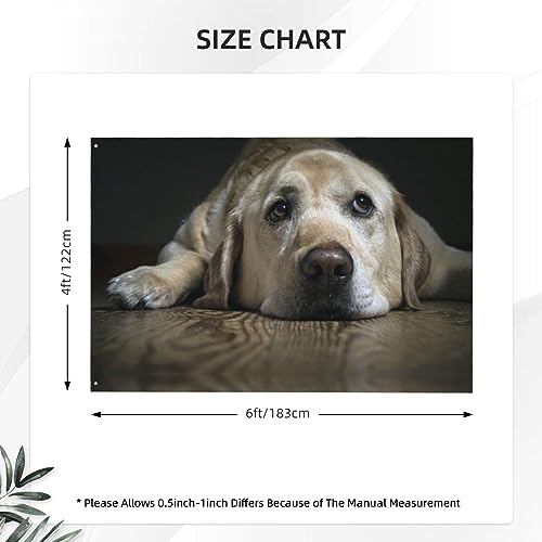 Drapeau de chien labrador 1,2 x 1,8 m avec impression double face haute qualité