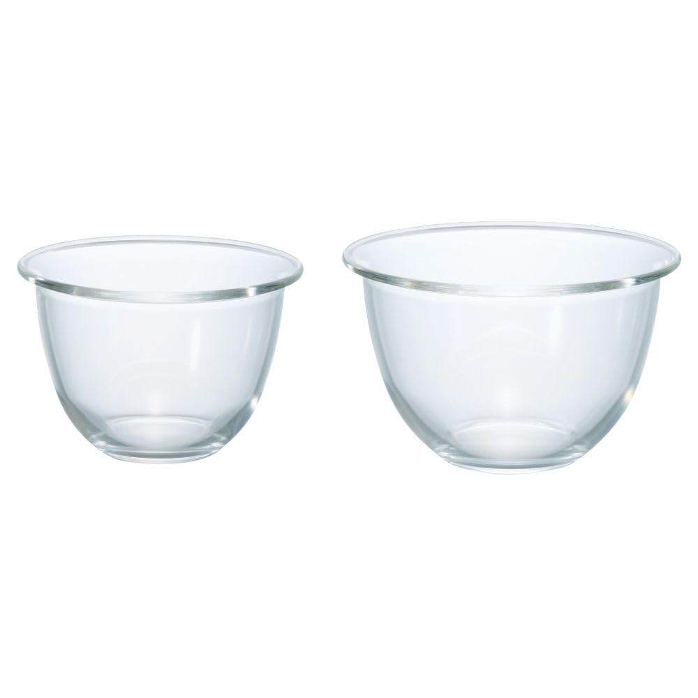 ガラスボウル 2個セット クリア Amazon｜HARIO(ハリオ) 耐熱ガラス製 ボウル 2個セット 900mL/1500mL