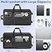 Aleemin DJ Controller Soft Case with Wheels - Compatible with DDJ 800 / FLX6 / SX2/SX3 / MC7000 / Rane One/Mixon 8 Pro, Padded Roller Bag with Multi-pocket for DJ Controller & Accessories