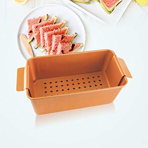 Buy NonStick Meatloaf Pan 2Piece Healthy Meatloaf Pan Set Copper