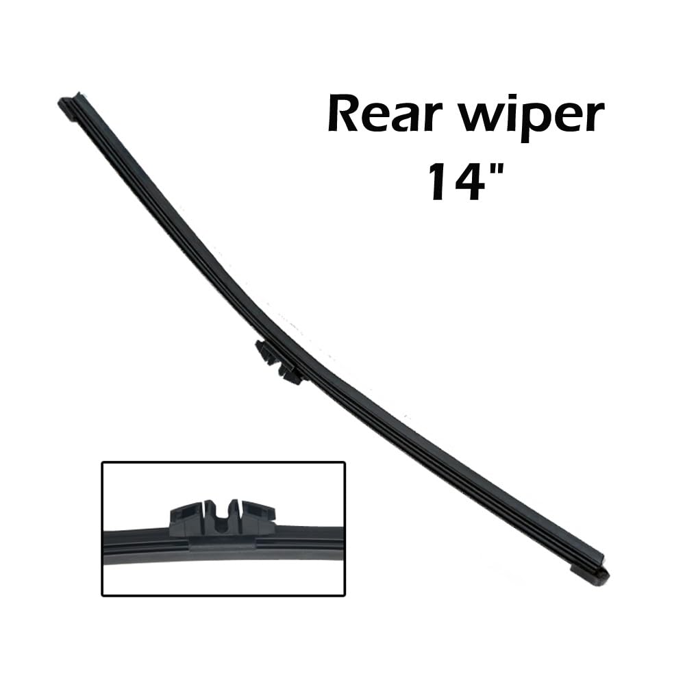 Juego Escobillas Limpiaparabrisas Para Ventana Delantera Y Trasera Para Volvo XC70 2008 2009 2010 2011 2012 2013 2014 2015 2016 Limpiaparabrisas 26 "+ 20" + 14" Parabrisas