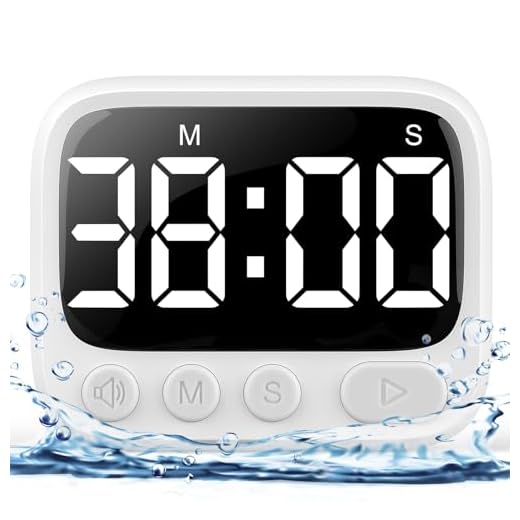 HAUKINIX Rechargeable Waterproof Shower Timer