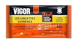 Vigor Les Lingettes Suprêmes x40 | Nettoie, Dégraisse et Parfume | Formule au Bicarbonat...
