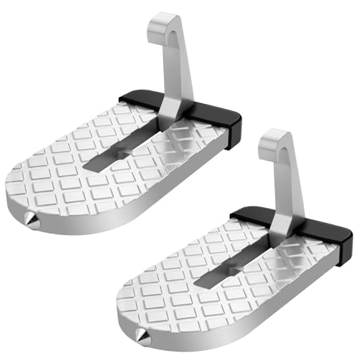 Car Door Step,Folding Aluminum Alloy Step,Universal Fit Roof Access, Car