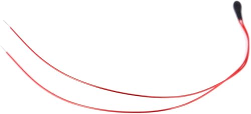 Miniatura 3 de Resistencias de termistor MF52B NTC 1K5K10K Ohm de alta sensibilidad con sensor de temperatura de alambre esmaltado de 2.362 in (10K), resistencia