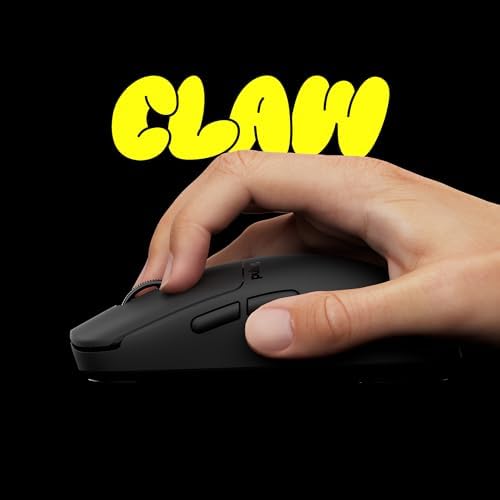 Pulsar Gaming Gears X2N Crazylight Size Medium Wireless Gaming Mouse - Ultra Lightweight 43g, Low Profile 32K DPI, Optical Switch, 8K Dongle Included, Jet Black — view 3
