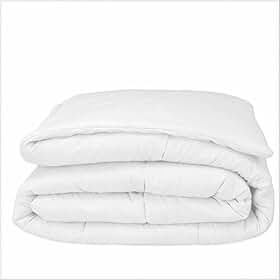 Edredom Super King Size 400 Fios Micropercal com Enchimento em Fibra Siliconada, Dupla Face Anti Alérgico Extra Macio Luxo(BRANCO)