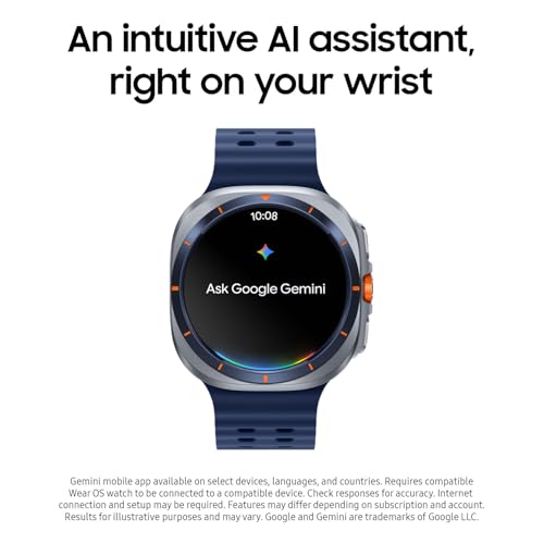 undefined Samsung Galaxy Watch Ultra (2025) 47mm LTE Smartwatch, Titanium Casing, Advanced Sleep Coaching, Running Coach, Energy Score, Heart Rate Tracking, GPS, Titanium Blue [US Version, 2 Yr Warranty] の商品画像 5