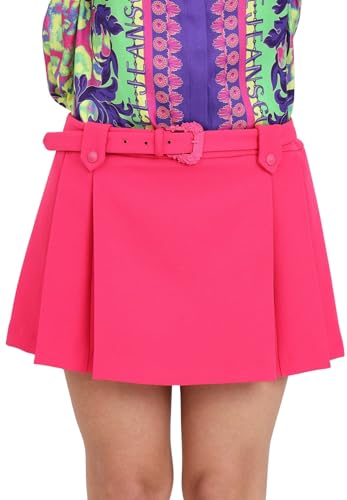 VERSACE JEANS COUTURE Falda de Mujer Fucsia Buckle, Rosa, 36