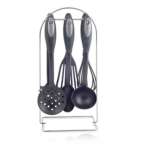 Metaltex Britannia Juego Cocina, Negro, 21X11X43 Cm