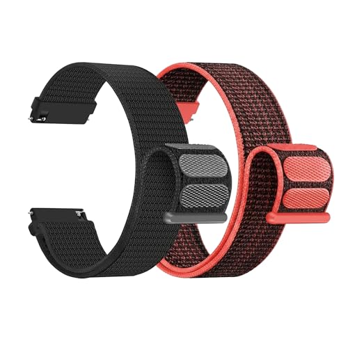 LYYLTX Nylon Fabric Uhrenarmbänder 20mm/22mm Armband für Herren Damen Ersatzband Schnellverschluss Smartwatch Sport Uhren Ersatzarmband Einstellbares Soft Breathable Watch Strap