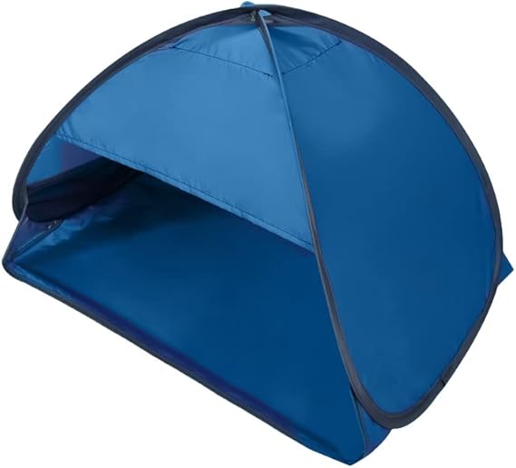 Mini Strandmuschel, Tragbarer Strandmuschel Popup Kopfstützenzelt, Strandzelt uv Schutz ...
