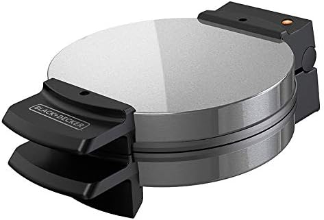 BLACK and DECKER Belgian waffle maker with stainless steel finish