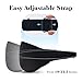Fygrip 3D Eye Mask Sleep Mask for Men & Women, 100% Pressure-Free & Light Block-Out Eye Mask for Sleep with Easy Adjustable Strap, Night Eye Cover for Travel, Black