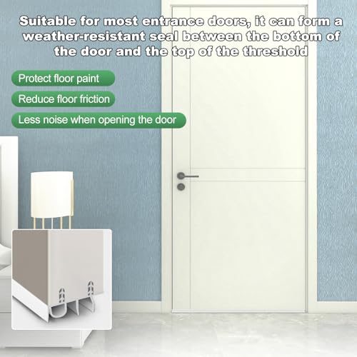 Joint de seuil de porte invisible et isolant bas de porte découpable 99cm