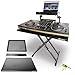 AxcessAbles Portable Two-Tier DJ Table Stand| Two Tier Piano Keyboard Stand for Sheet Music and Tablet | DJ Laptop and Controller Stand | Music Production Workstation | Booth Stand