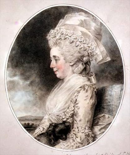 Cuadro al óleo de la Sra. Bailey por John Downman para decoración 60x90cm