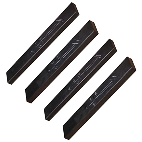 Presse-papiers en marbre naturel sculpté main pour calligraphie chinoise et dessin, lot de 4