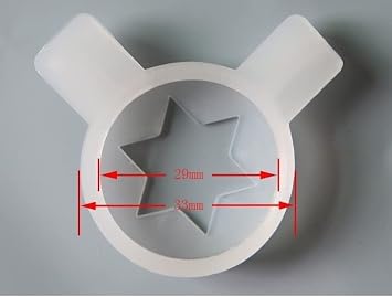Ice Cream Machine Nozzle Accessories,Modeling ice Cream Cap,Modeling Caps Fittings Soft Serve Ice Cream Machine Spare Parts Lids Nozzle Accessories 29mm Inner Diameter 10PCS
