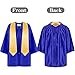 Boys Girls Preschool Kindergarten Unisex Graduation Gown Cap Set with 2022 Tassel and Graduation Sash for Child Cute Girl Shirts (Blue, 4-5 Years)
