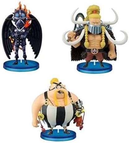 Amazon Co Jp ワンピース ワールドコレクタブルフィギュア 百獣海賊団 1 キング クイーン ジャック 3種セット ホビー