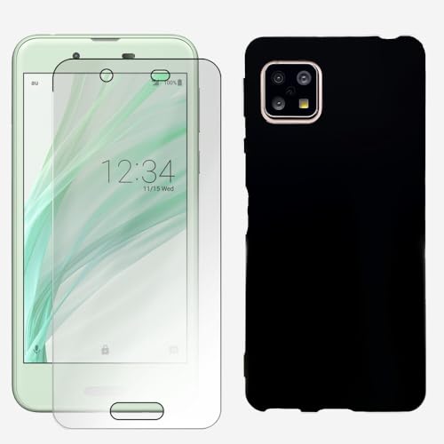 UOWORLD | AQUOS sense Basic/sense/sense lite/Android One S3 (SH-01K/SHV40/SH-M50) �P�[�X �y�t���ی�t�B�����E�u���b�NTPU�Z�b�g�z �X�g���b�v�z�[���t�� �Ռ��z�� 2D�\�t