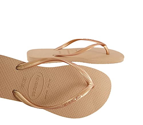 Chinelo Slim, Havaianas, Feminino, Dourado, 41/42