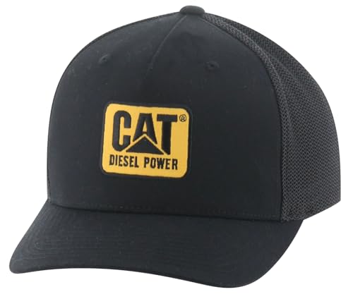 Caterpillar Men's Design Mark Diesel Cap, Black, One Size
