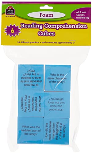 Teacher Created Resources 20634 Foam: Reading Comprehension Cubes #TOP4