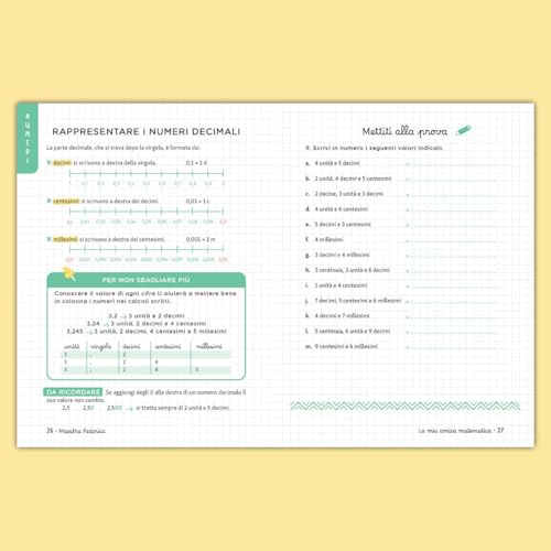 La mia amica matematica. Imparo i numeri e la geometria… per non sbagliarli più! - 7