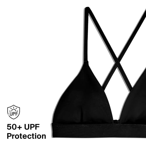 KNIX Kt Triangle Bikini Top - Bikini Top for Teens - UPF 50+ Fabric, Removable Cups, Machine Washable4