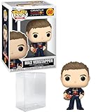 Max Verstappen #08 Funko POP! Racing F1 Figurine Bundle with HOFSM Protector Case