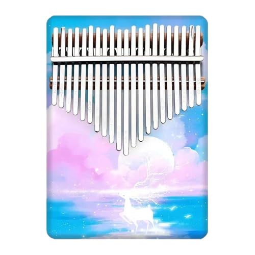 Professional Kalimba 21 Keys Kalimba Chromatic Small Wood Kalimbas Professional Musical Keyboard Beginner Thumbs Piano Instruments(Style 9)