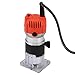 Router Woodworking, 110V 30000R/MIN Electric Hand Trimmer Compact Wood Laminator RouteTool Set for Cabinet Processing, Handicraft Production