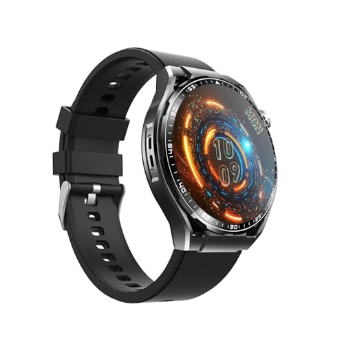 2025 Reloj Deportivo Hombre - De 𝐆𝐥𝐮𝐜𝐨𝐬𝐚 En Sangre 1.55' Reloj Deportivo Podómetro Responder/Realizar Llamadas para Android Y iOS F2000527,Silicone