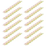 Lurrose Palitos de Papel para Malvaviscos 197 CM 100 Unidades Barras para Hacer Piruletas Caseras Conos de Malvavisco Biodegradables Accesorios Prácticos para Dulces y Repostería