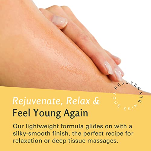 Massage Oil For Massage Therapy And Manipulation Therapy With Ylang Ylang And Ginger Infused With Collagen Stem Cell Massage Oil Therapy For Sore Muscles Massaging Joint & Muscles By M3 Naturals #TOP5