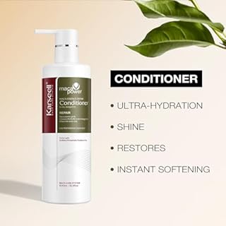 Karseell Collagen Hair Treatment Repair Conditioning, Shampoo and Conditioner Set for Dry Damaged Hair All Hair Types 16.9floz + 16.9floz