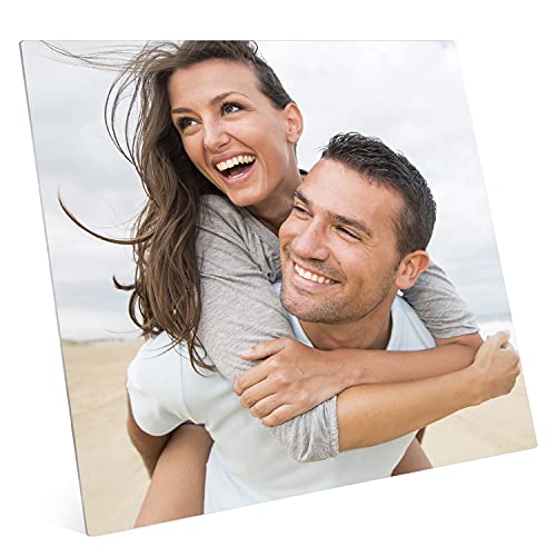 Custom Metal Photo Prints with Your Photo - 11x14 - Personalized Wall Art Pictures, 7 Size Options - Photo Wall Decor, Horizontal