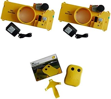 iVAC PBG-04-SP-NA 4" Pro Blast Gate Starter Kit with Remote for Dust Collection